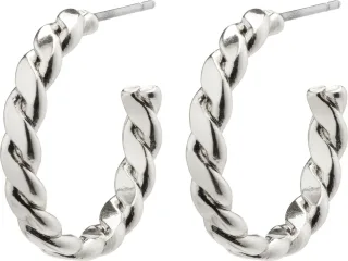 pilgrim - Wirbel Creolen - Kalila silver - Gr. - OS