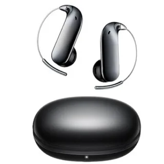 Burmester R6 AI Smart Headset Wireless bluetooth 6.0 Earphone 12mm Composite Diaphragm Flexible Design Lightweight Open-