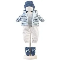 Llorens Puppenkleidung Kleiderset Elefant blau, 40-42 cm