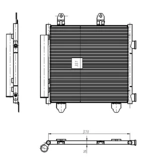 NRF Klimakondensator + Trockner Toyota Aygo