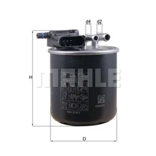 Mahle Kraftstofffilter Mercedes KL949 3,0