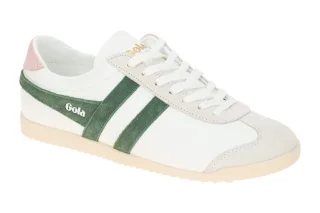 Gola CLA366WN Bullet Pure Damen Sneaker Wei? Gr?n Rosa Beige Flach