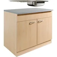 wiho Küchen Spülenschrank Kiel 100 cm breit