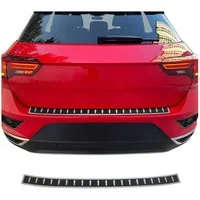 OMAC Ladekantenschutz Stoßstangenschutz für VW T-Roc 2017-2025 Edelstahl Kohlefaser, Zubehör für Volkswagen T-Roc 2017-2025, Langlebig,Einfache Reinigung,Einfache Installation,Rostbeständig