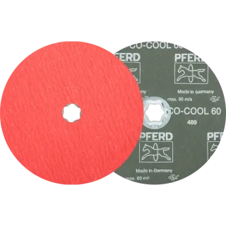 PFERD TOOLS COMBICLICK Keramikkorn Fiberscheibe für Edelstahl - 64193306