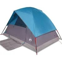vidaXL Kuppelzelt Kuppel-Campingzelt 2 Personen Blau Wasserdicht, (1 tlg)
