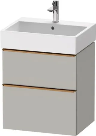 Duravit D-Neo Waschtischunterbau wandhängend Betongrau Matt 584x442x625 mm - DE4371004070000 DE4371004070000