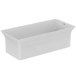 Ideal Standard Körperform-Badewanne La Dolce Vita Freistehend 1760x840 mm m. Ablaufgarnitur Weiss, T5518EN