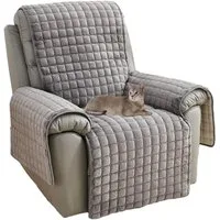 TUWENA Sofaschoner Sofahussen Sofa Armlehnenbezüge Plüsch Sesselschoner Anti-Rutsch