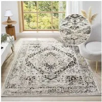 OTTO home Teppich Kylan, Designer-Teppich, Hoch-Tief-Struktur, dezenter Glanz, rechteckig, Höhe: 9 mm, Schrumpf-Garn-Effekt, im Vintage-Look, dichte Qualität, Wohnzimmer