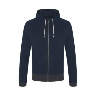 Ecologie - "Okavango" Kapuzenpullover für Herren/Damen Unisex, Nachhaltig (Marine/Holzkohle)