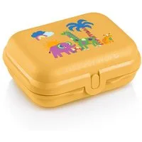 TUPPERWARE Vorratsdose Tupperware kleine Snackbox Safari für Kinder gelb