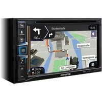 ALPINE INE-W611D 2-DIN 6,5 Zoll Navigationssystem Apple Car Play Android Autoradio (RDS, AM/FM Radio, Animiertes Display, Freisprecheinrichtung, 2 DIN)