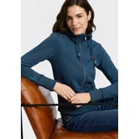 Ragwear Kapuzensweatjacke NESKIA ZIP A O mit Kordelzug und Logo am Ärmel