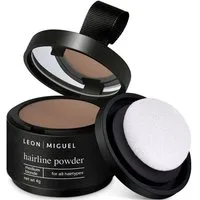 Leon Miguel Haaransatz-Farbpuder Hairline Powder - Haar Concealer zum Ansatz kaschieren - 4g, Ohne Rückstände