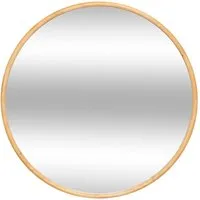 Atmosphera Créateur d'intérieur Wandspiegel Wandspiegel KIM im Holzrahmen, Ø 75 cm