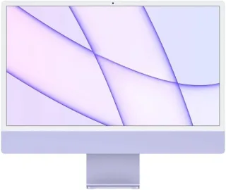 Apple iMac (Mid 2021) [24" Apple M1 8 Core CPU 8GB RAM 256GB SSD Apple 8 Core macOS] violett