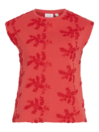 VILA - VINAYLA O-NECK S/L TOP/1 - Gr. - L