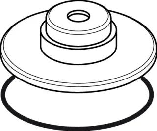 Ideal Standard Rosette mit O-Ring, A861033AA, Chrom A861033AA