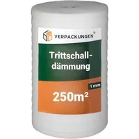 BB-Verpackungen Trittschalldämmfolie Trittschalldämmung 1 mm, 1 mm Stärke, 250m²