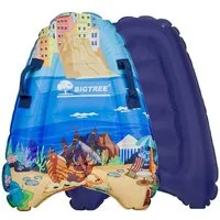 BIGTREE Schwimmhilfe Bodyboard Schwimmbrett für Schwimmen (1-tlg., aufblasbar), Maße aufgeblasen: 52 cm x 75cm x 15cm