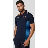 Castore Poloshirt Red Bull Max Verstappen F1 Polo Shirt RP Motorsport Sportshirt Original Fahrerdesign mit Logos auf Brust, Rücken und Ärmeln
