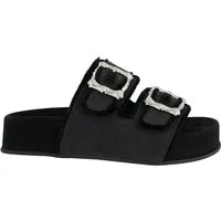 Paul Green Paul Green 6221-019, Sandaletten, Schwarz, Damen Sandalette
