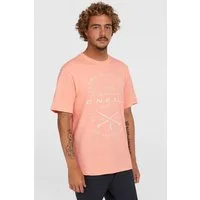 O'Neill T-Shirt JACK O'NEILL MUIR T-SHIRT mit auffälligem Branding auf der Vorderseite, Kurzarm-Design