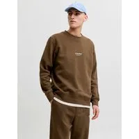 Jack & Jones Sweatshirt JJESOHO SWEAT CREW NECK NOOS Baumwollmischung, relaxed fit
