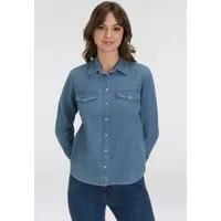 Levi's® Jeansbluse ESSENTIAL WESTERN mit Brusttaschen mit Druckknöpfen