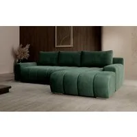 PROMETO Möbel Ecksofa Porto L mit Schlaffunktion und Bettkasten L-Form Links/Rechts