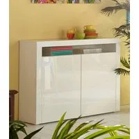 borchardt Möbel Highboard Santa Fé, Kommode mit moderner Rahmenoptik, Breite 107 cm, Push-to-open-Funktion, 2 Türen, 2 höhenverstellbare Böden