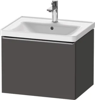 Duravit D-Neo Waschtischunterbau wandhängend Graphit Matt 584x452x440 mm - DE4249070490000 DE4249070490000