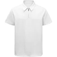 Allthemen Poloshirt Herren Poloshirt mit Halbreißverschluss Kurzarm Freizeitshirt