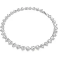 Swarovski Collier Swarovski Damen-Kette Metall Swarovski-Kristall