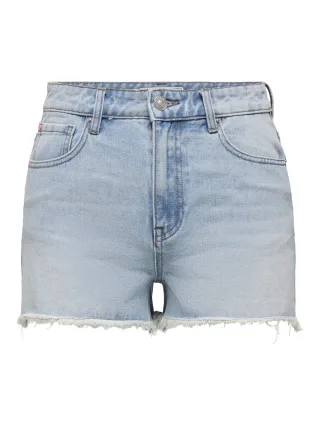 ONLY - ONLZUMA HEART POCKET DNM SHORTS GUA Light Blue Denim - Gr. - L