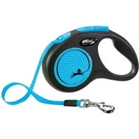 flexi Flexileine Flexi New Classic Neon Gurt-Roll-Leine Größe: S / Blau