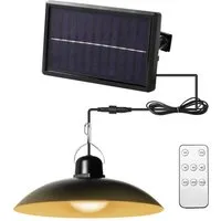 Sunicol Hängeleuchten LED-Solarleuchten,Fernbedienung,Zeitschaltuhr, 3,2m Verlängerungskabel, Warmweiß, Weiß, dimmbare,IP65 wasserdicht