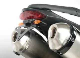 R&amp;G Kennzeichenhalter Heckumbau Triumph Speed Triple /R 1050 Bj. 2011-2015 Typ:515NV eintragungsfrei