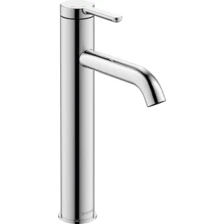 Duravit C.1 Waschtischarmatur L C11033002010 FreshStart, MinusFlow, ohne Zugstange, Chrom Hochglanz
