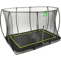EXIT Gartentrampolin Silhouette Ground, mit Sicherheitsnetz