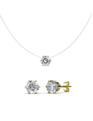 Meerjungfrau-Set - Gold und Kristall