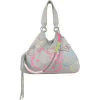 Fritzi aus Preußen Schultertasche Izzy Medium Limited Head Flocked, mit tollen Hello Kitty-Prints