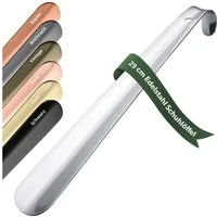 JK Trade Schuhlöffel 29cm Edelstahl poliert (1-tlg., klein & stabil), für jede Sporttasche – Silber, Aufhängbar & hochwertig verarbeitet