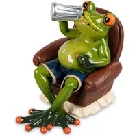 formano Dekofigur Froschhausen, Höhe: 11.5cm, Farbe: Grün, Motiv: Frosch