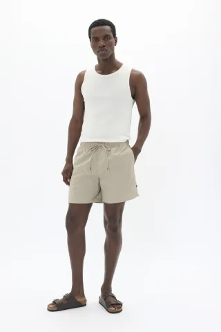 Badebekleidung Gerade Passform beige