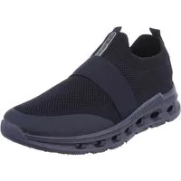 Coolwalk Herren Slip-On Sneaker Knit mit Profilsohle Slipper (91563622) Flach Sneakers in Dunkelblau
