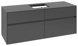 Villeroy & Boch Waschtischunterschrank Collaro C13100 1400x548x500mm 4 Ausz. Waschtisch mittig Graph C13100VR