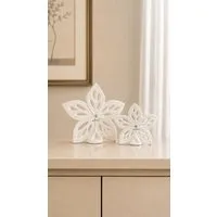 TIZIANO - DESIGN & EMOTIONS Dekofigur Deko Blume Elara creme-weiß