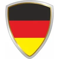 Hermann Schütz Aufkleber Aufkleber Wappen Deutschland 60 x 50 mm Hochwertige PVC-Folie